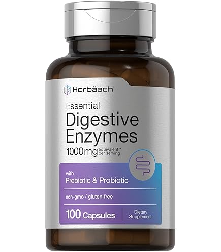 Amazon.com: Horbäach Essential Digestive Enzymes | 250 Capsules